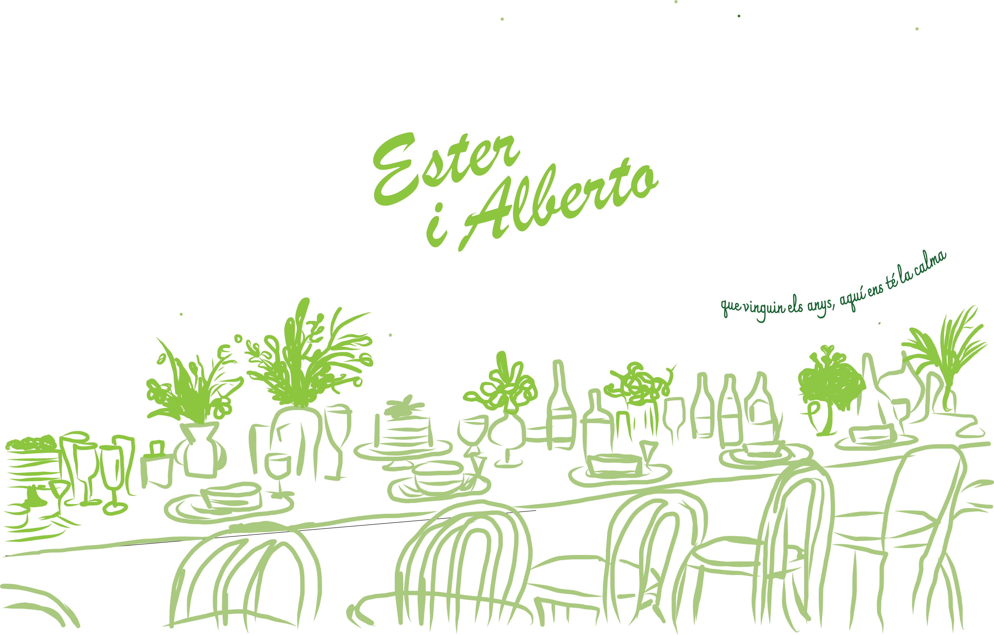Ester i Alberto — que vinguin els anys, aquí ens té la calma